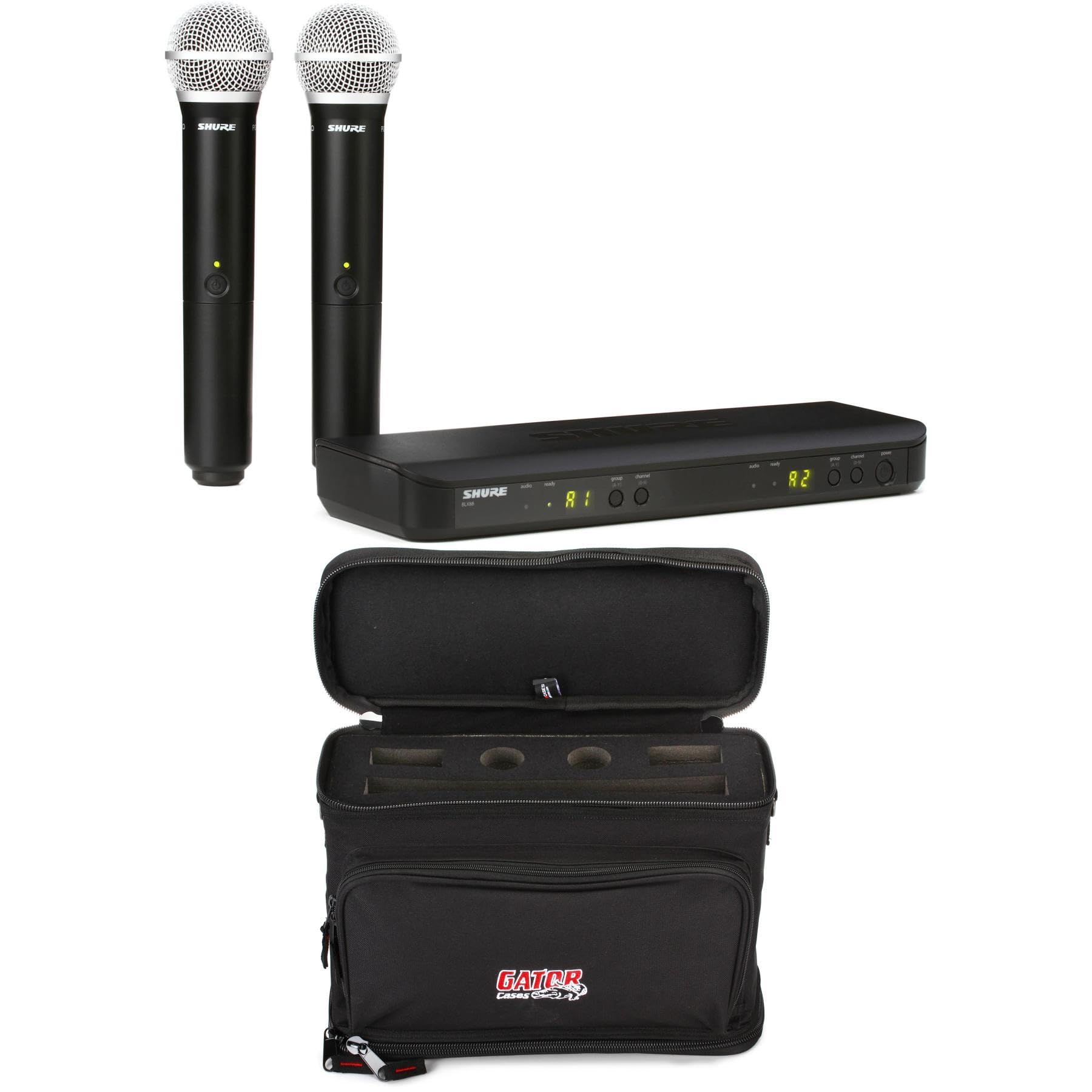 Amazon.com: Shure BLX288/PG58 Dual Channel Wireless Microphone